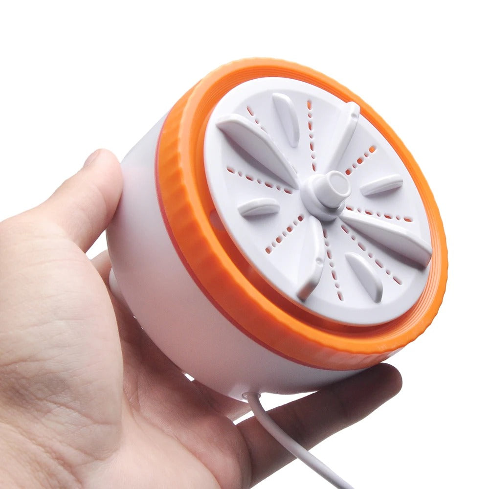 Mini Washing Machine Portable USB Rotating Turbo Fruit Ultrasonic Dishwasher For Clothes Home Kitchen Travel Remote Control