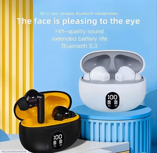 TWS In-Ear Stereo Gaming Earbuds with Display & Bluetooth