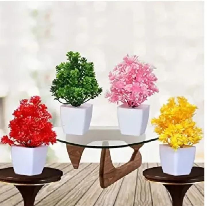 4 Pcs Faux Flower