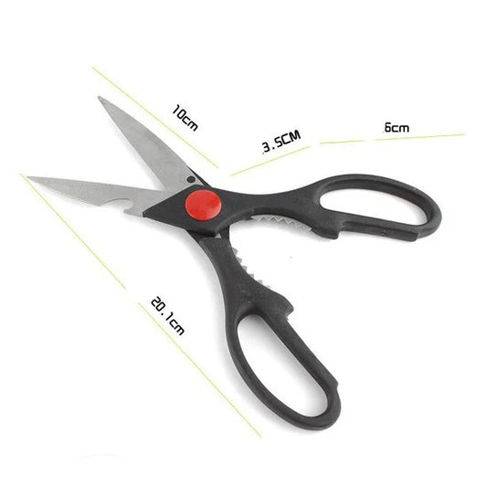 Multifunctional Kitchen Scissors – Durable Stainless Steel, for Cutting, Chopping & Everyday Use.