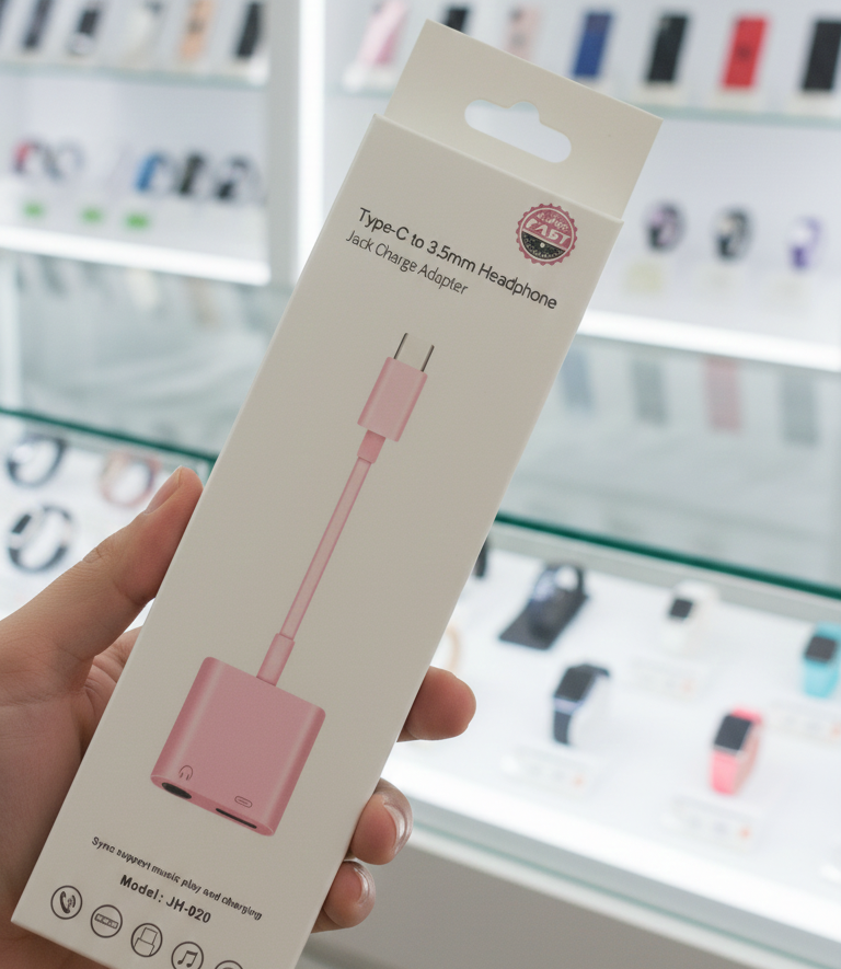 SUPEN FAST Type C To 3.5mm Headphone Jack Charge Adapter Durable Quality Easy Connectivity