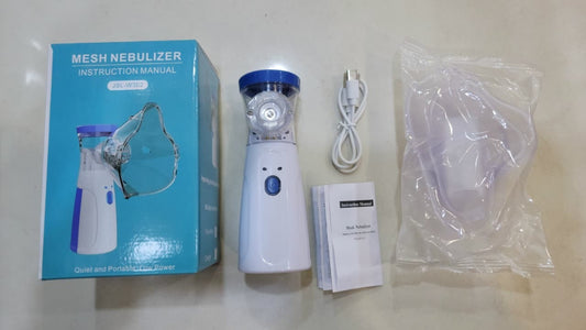 Mini Portable Silent Nebulizer Handheld Inhaler Atomizer: Medical Grade Mesh Technology for Asthma and Respiratory Care