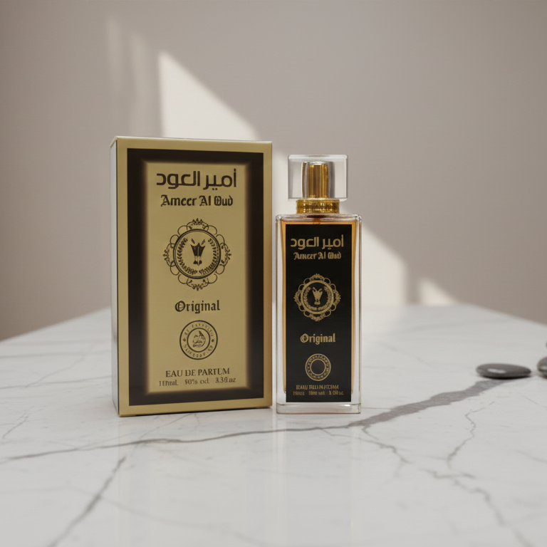 Ameer Al Oud Original Eau De Toilette – Intense Oud Unisex Spray 100ml, Long-Lasting Premium Fragrance