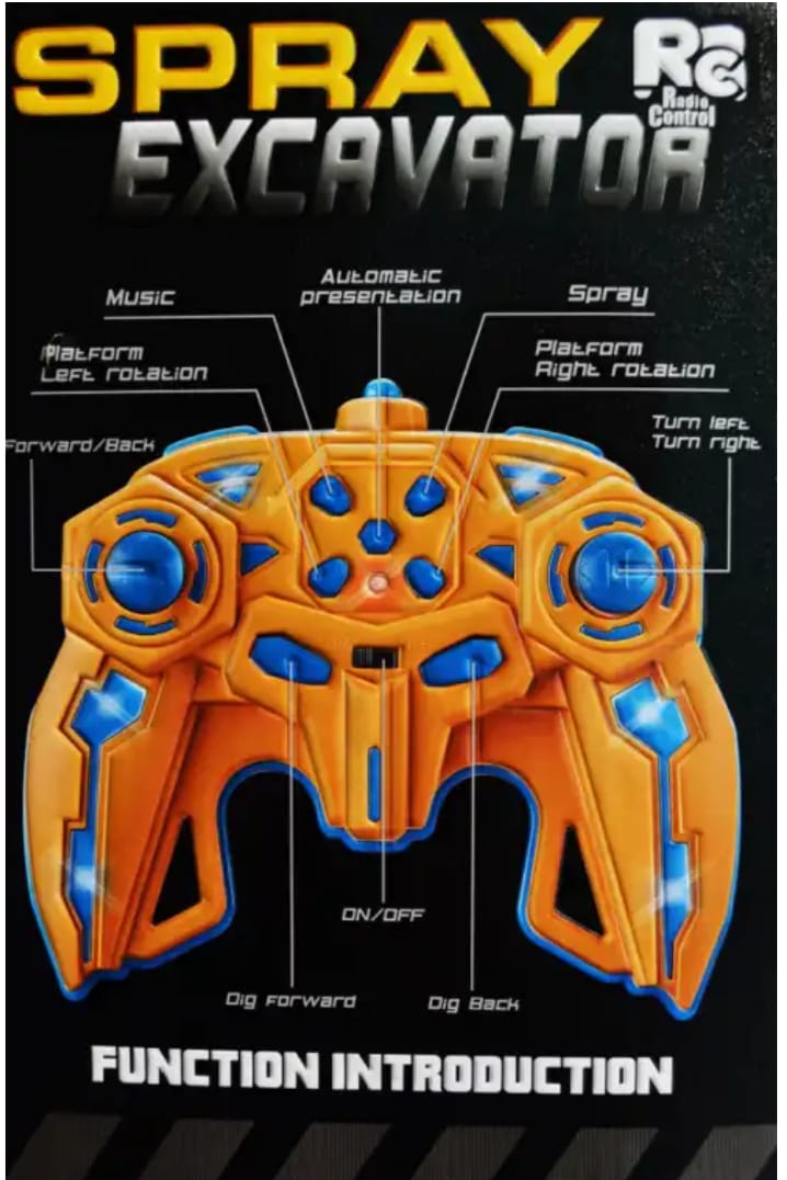 The Perseids Remote Control Bulldozer – 1/16 Scale 11 Channel Heavy RC Construction Toy with Lights & Sound, Yellow