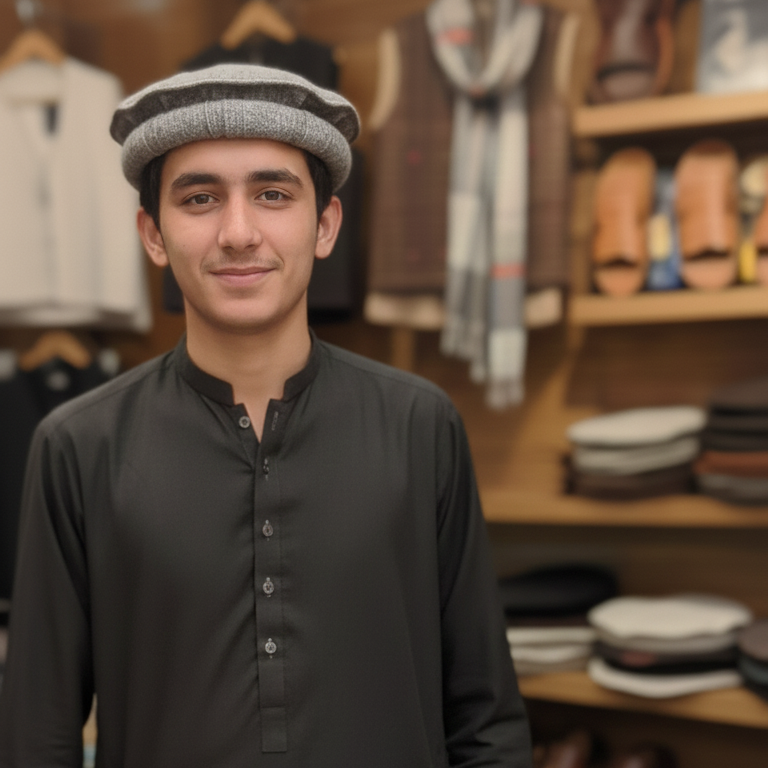 Plain Peshawari Cap Traditional Design Durable Quality Comfortable Fit Stylish Look Perfect Choice For Cultural Events