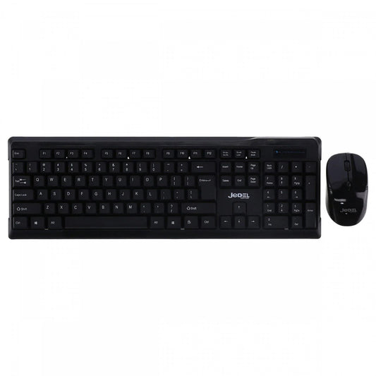 Jedel Wireless Keyboard Mouse Combo WS-1100 | 2.4GHz Wireless Keybaoard and Wireless Mouse