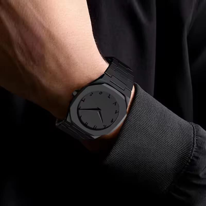 Black Arabic Aura Watch