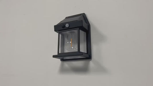 Solar Wall Lamp – Energy-Saving Outdoor Light with Waterproof Design for Home and Garden